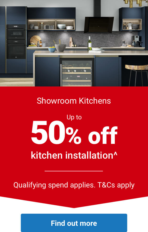  Showroom Kitchens SoR 6 50% off kitchen installation Qualifying spend applies. TCs apply 